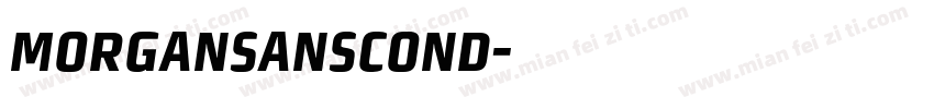 MorganSansCond字体转换