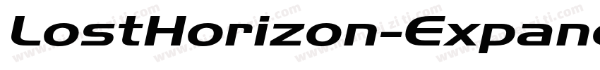 LostHorizon-Expanded字体转换