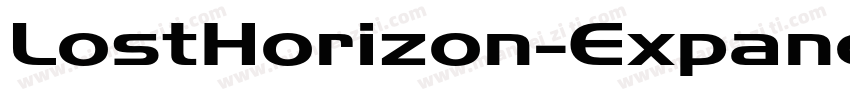 LostHorizon-Expanded字体转换