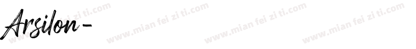 Arsilon字体转换