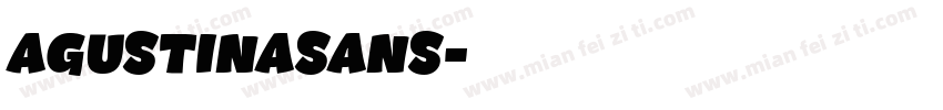 AGUSTINASANS字体转换