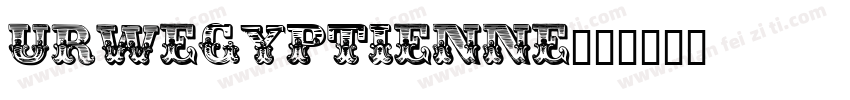 URWEgyptienne字体转换