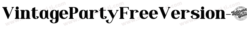 VintagePartyFreeVersion字体转换