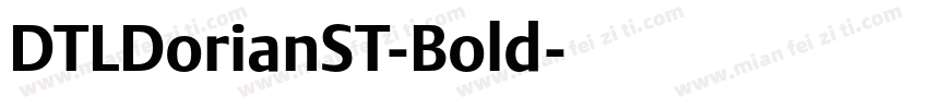 DTLDorianST-Bold字体转换