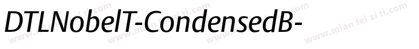 DTLNobelT-CondensedB字体转换