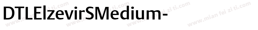 DTLElzevirSMedium字体转换