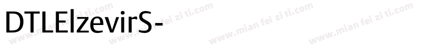 DTLElzevirS字体转换