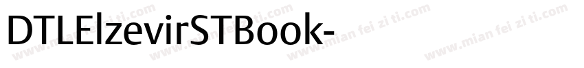 DTLElzevirSTBook字体转换