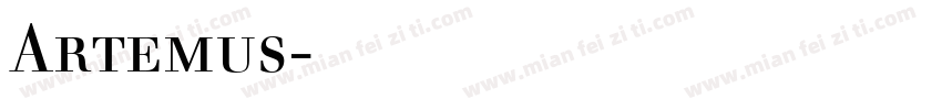 Artemus字体下载字体转换