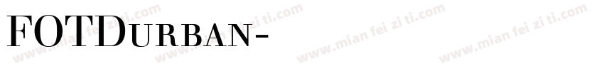 FOTDurban字体下载字体转换