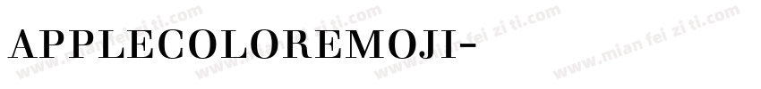 applecoloremoji字体下载字体转换