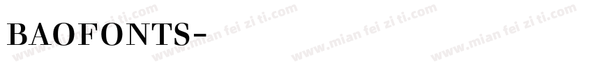 baofonts字体下载字体转换