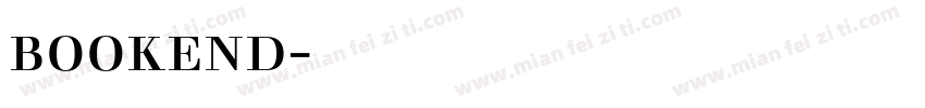 bookend字体下载字体转换