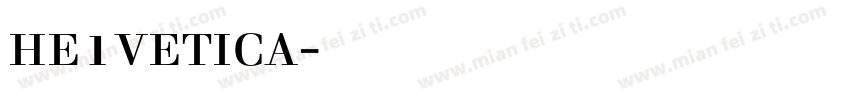 he1vetica字体下载字体转换