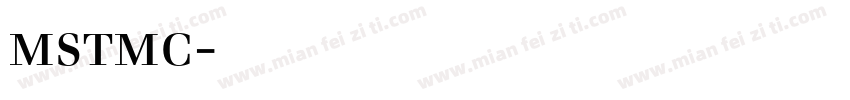 mstmc字体下载字体转换