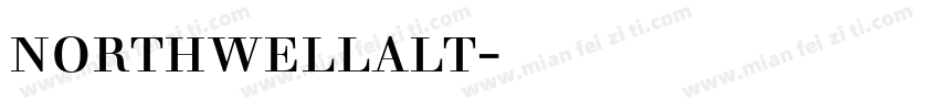 northwellalt字体下载字体转换