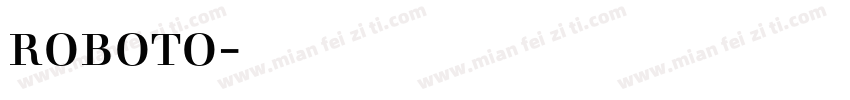 roboto字体下载字体转换