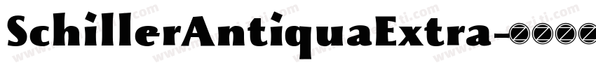 SchillerAntiquaExtra字体转换