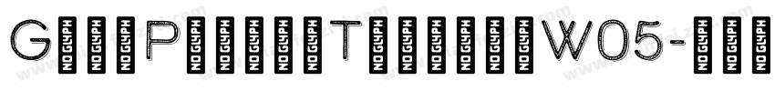 GritPrimerTitlingW05字体转换