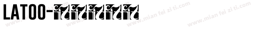 latoo字体转换