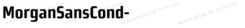 MorganSansCond字体转换