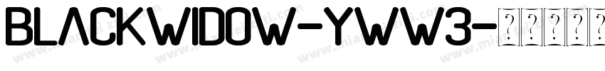 BlackWidow-yww3字体转换