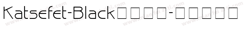 Katsefet-Black字体下载字体转换