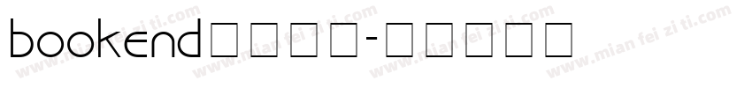 bookend字体下载字体转换