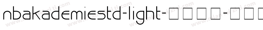 nbakademiestd-light-亮体下载字体转换