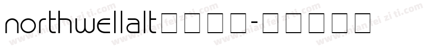 northwellalt字体下载字体转换
