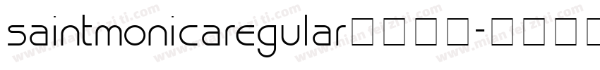 saintmonicaregular字体下载字体转换