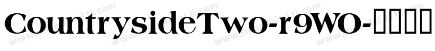CountrysideTwo-r9WO字体转换