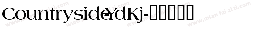 Countryside-YdKj字体转换