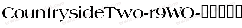 CountrysideTwo-r9WO字体转换
