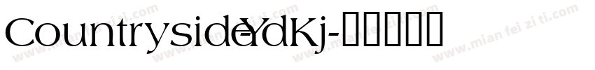 Countryside-YdKj字体转换
