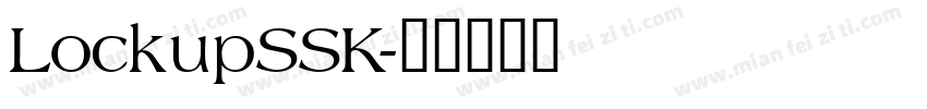 LockupSSK字体转换