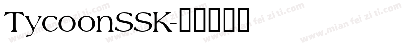 TycoonSSK字体转换