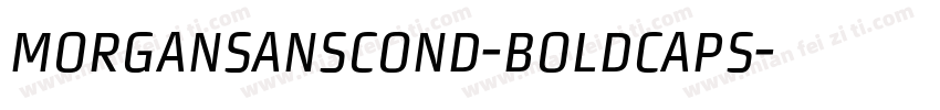 MorganSansCond-BoldCaps字体转换