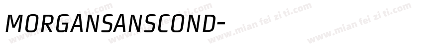 MorganSansCond字体转换