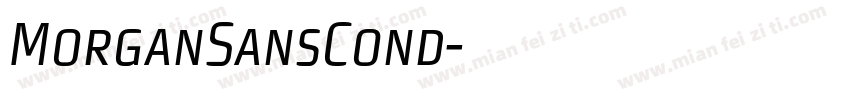 MorganSansCond字体转换