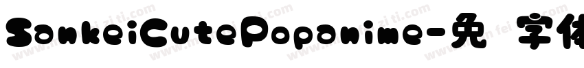 SankeiCutePopanime字体转换
