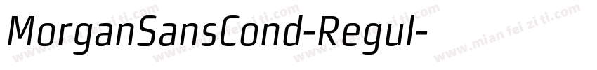 MorganSansCond-Regul字体转换