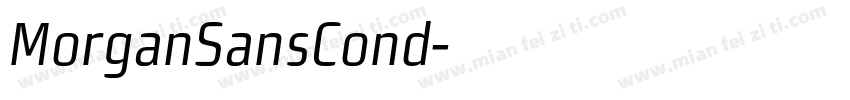 MorganSansCond字体转换