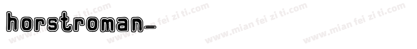 horstroman字体转换