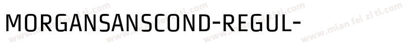 MorganSansCond-Regul字体转换