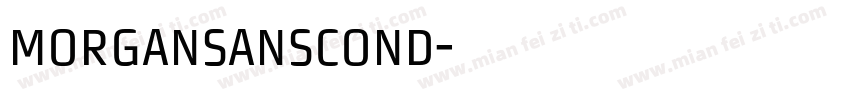 MorganSansCond字体转换