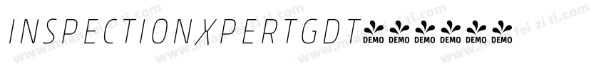 InspectionXpertGDT字体转换