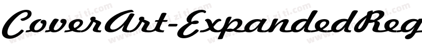 CoverArt-ExpandedRegular字体转换