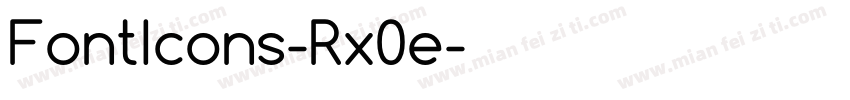 FontIcons-Rx0e字体转换