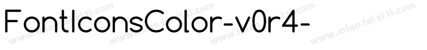 FontIconsColor-v0r4字体转换